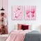 Stupell Industries Feminine Chic Bows Pink Stripes 2pc Canvas Set, design by Camila Juncos
